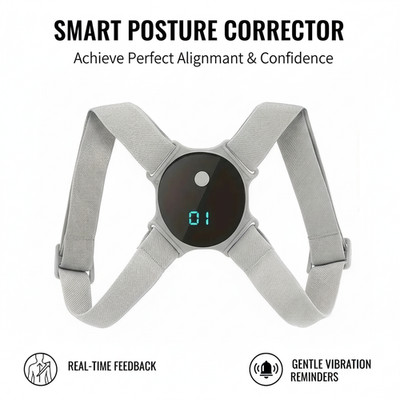 Back Posture Corrector Belt Adjustable Back Brace Straightener For Men Women