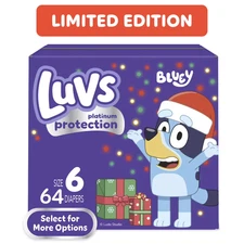 Luvs Platinum Protection Baby Diapers Size 6, 64 Count