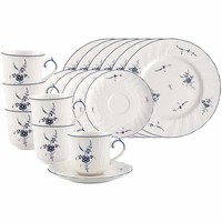 Villeroy & Boch Vieux Luxembourg Kaffeeservice 18-Teilig FüR 6 Personen