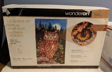 Wonderart Classic Majestic Owl Latch Hook Kit 30 By 50 Inches NIP