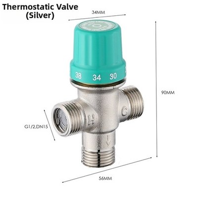 Copper Temperature Control Valve: Regulate Hot & Cold Water Efficiently