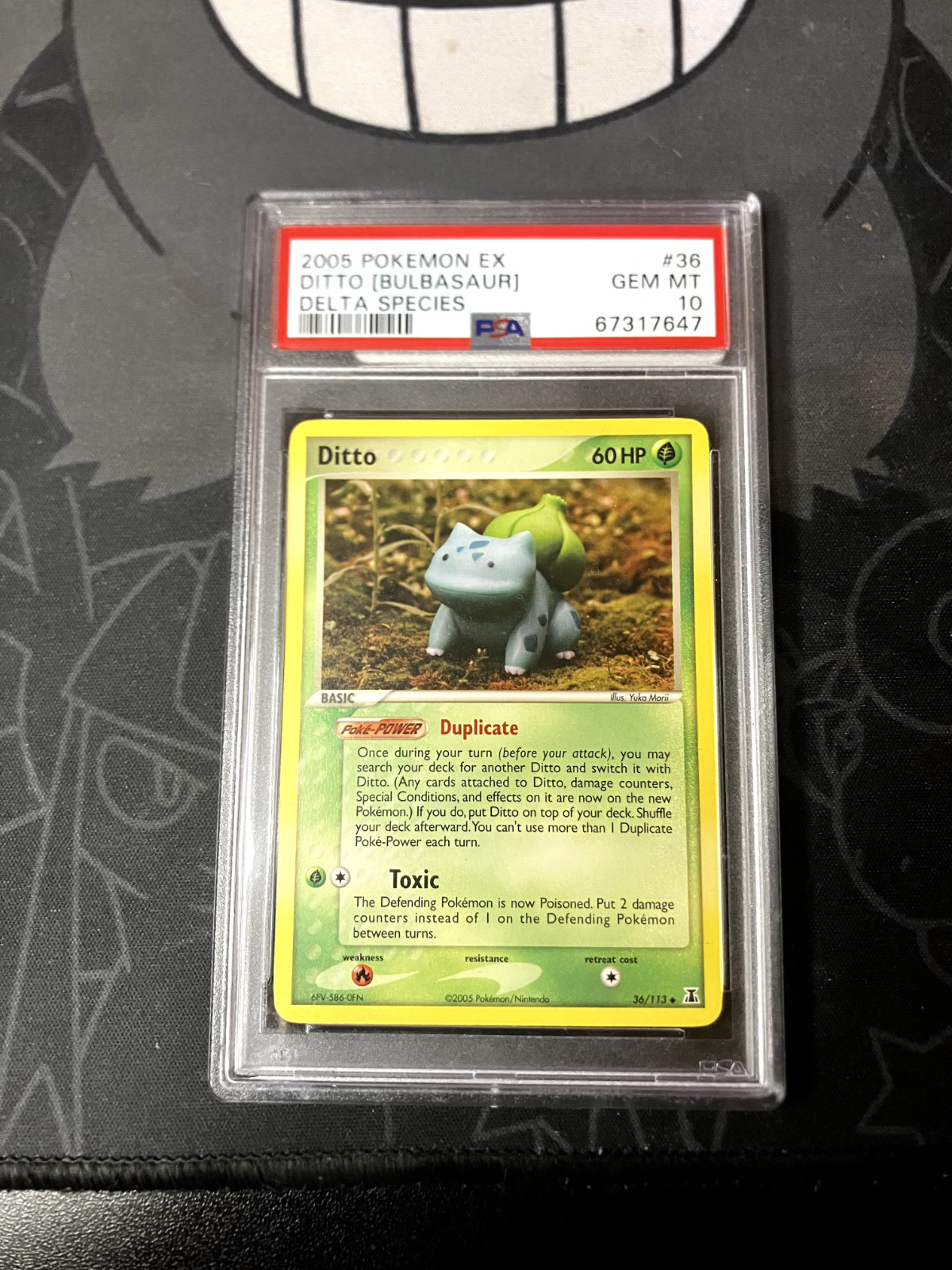 Ditto (Bulbasaur) 36/113 Delta Species PSA 10 GEM