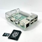 Raspberry Pi 3 Model B Quad Core 1.2ghz 64bit CPU 1GB RAM w/ ClearCase,16GB Card