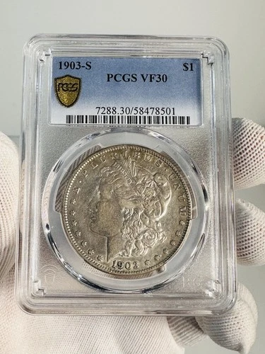 1903-S PCGS VF30 Morgan Silver Dollar $1