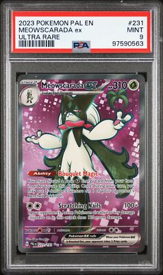 2023 POKEMON PALDEA EVOLVED PAL EN #231 MEOWSCARADA ex ULTRA RARE