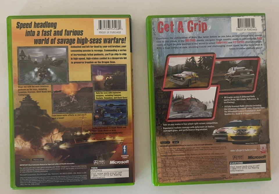 LOTE XBOX Blood Wake, RalliSport, Rocky, Cabela’s Dangerous Hunts en caja original Foto 3 de 4