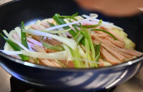 Petto di pollo in scatola spam 200 g cibo grigliato Gimbap riso fritto ingredienti - Foto 7 di 9