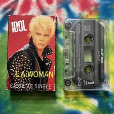 Bily Idol LA Woman b/w License To Thrill Cassette Tape Single