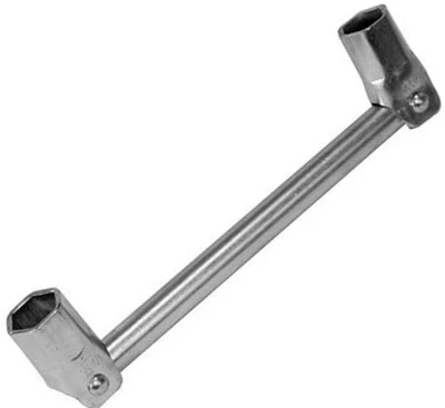 SILVERLINE SCAFFOLD SPANNER DOUBLE ENDED 7/16" 1/2" WHITWORTH SCAFFOLDERS STEEL SOCKET S1