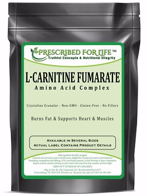 Carnitine Fumarate (L) - Amino Acid Weight Management Crystalline Powder, 1  kg