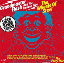 Grandmaster Flash & The Furious Five - The Wheels Of Steel (12", Single) (EX/VG)