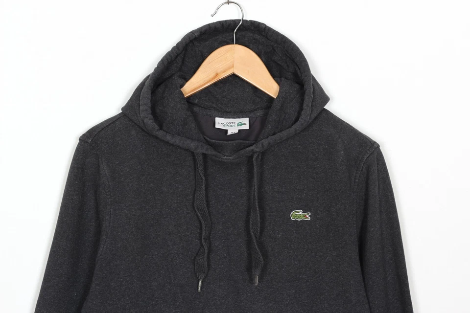 LACOSTE SPORT Pullover Hoodie Sweatshirt Hombres Talla FR 5 US L VR2635 - Imagen 2 de 4