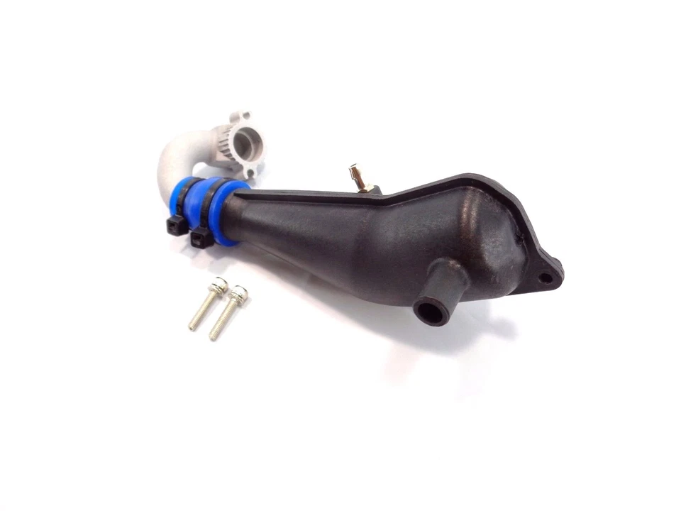 New Traxxas T-Maxx 2.5 4910 Complete Exhaust Muffler Pipe Set Header Coupler - Image 2 of 3