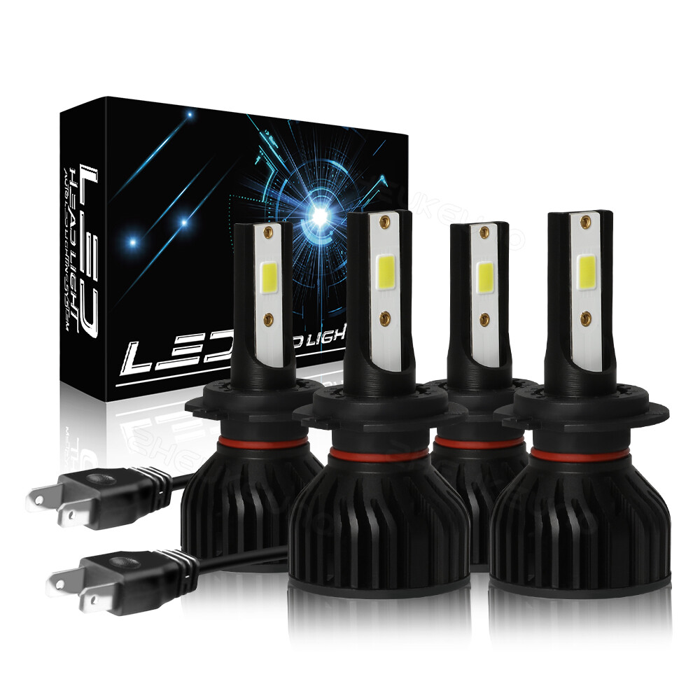 For Hyundai Kona Sport Utility 1.6L 2.0L 2018-2021 H7 LED Headlight Hi/Low Bulbs