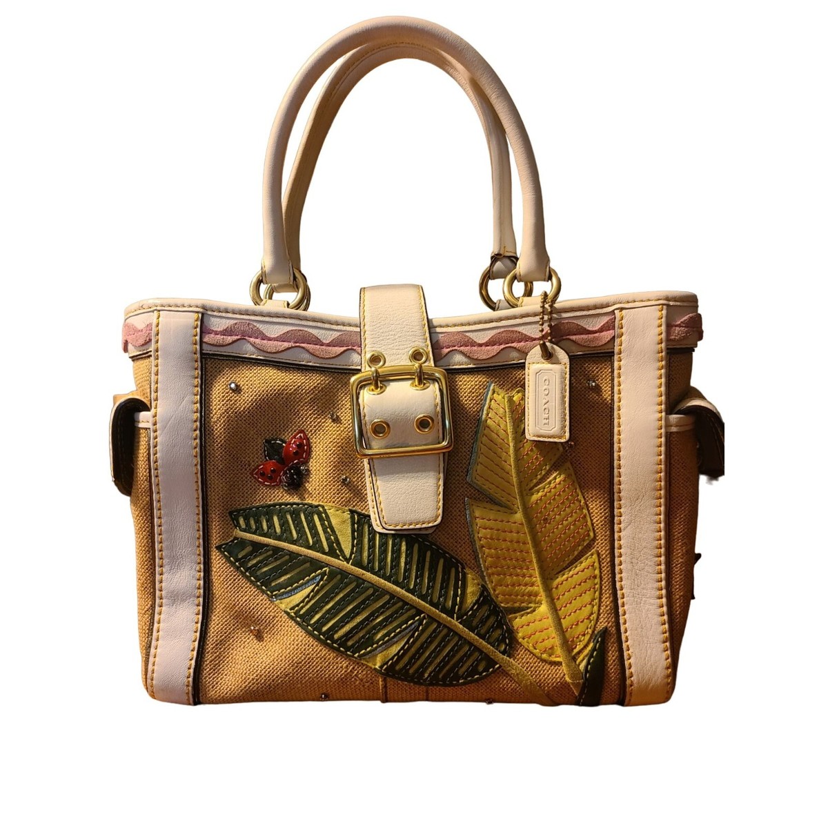 希少 1679 Vintage COACH トートバッグ A4 グリーン レザー コーチ COACH トートバッグ （グリーン） -waja bazar - 海外