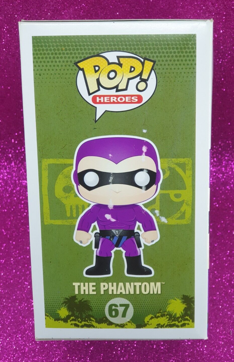 FUNKO POP HEROES THE PHANTOM #67 THE PHANTOM (BLUE) VAULTED VINYL