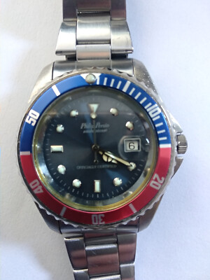 Philip Persio pepsi bezel, working and in good condition.