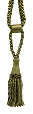 DÉCOPRO Tassel Tieback, Adjustable Cord Length, Color# L50 [Sold Individually]