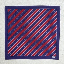 N200 CHAPS Ralph Lauren Cotton Scarf Scarves Pocket Square 18" X 17.5"