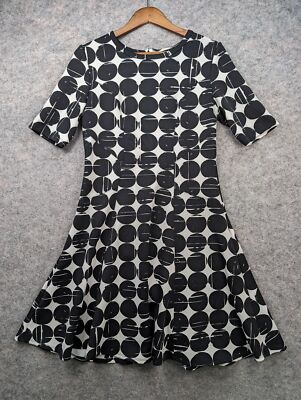 Karen Kane Dress Womens Large Black White Contrast Dot Scuba Knit Fit & Flare | eBay Karen Kane Dress Womens Large Black White Contrast Dot Scuba Knit Fit & Flare | eBay