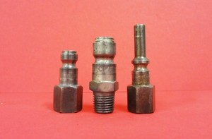 1/4" NPT Air Line Hose Coupler Quick Connector Fitting 3 Pcs USA MADE Fittings