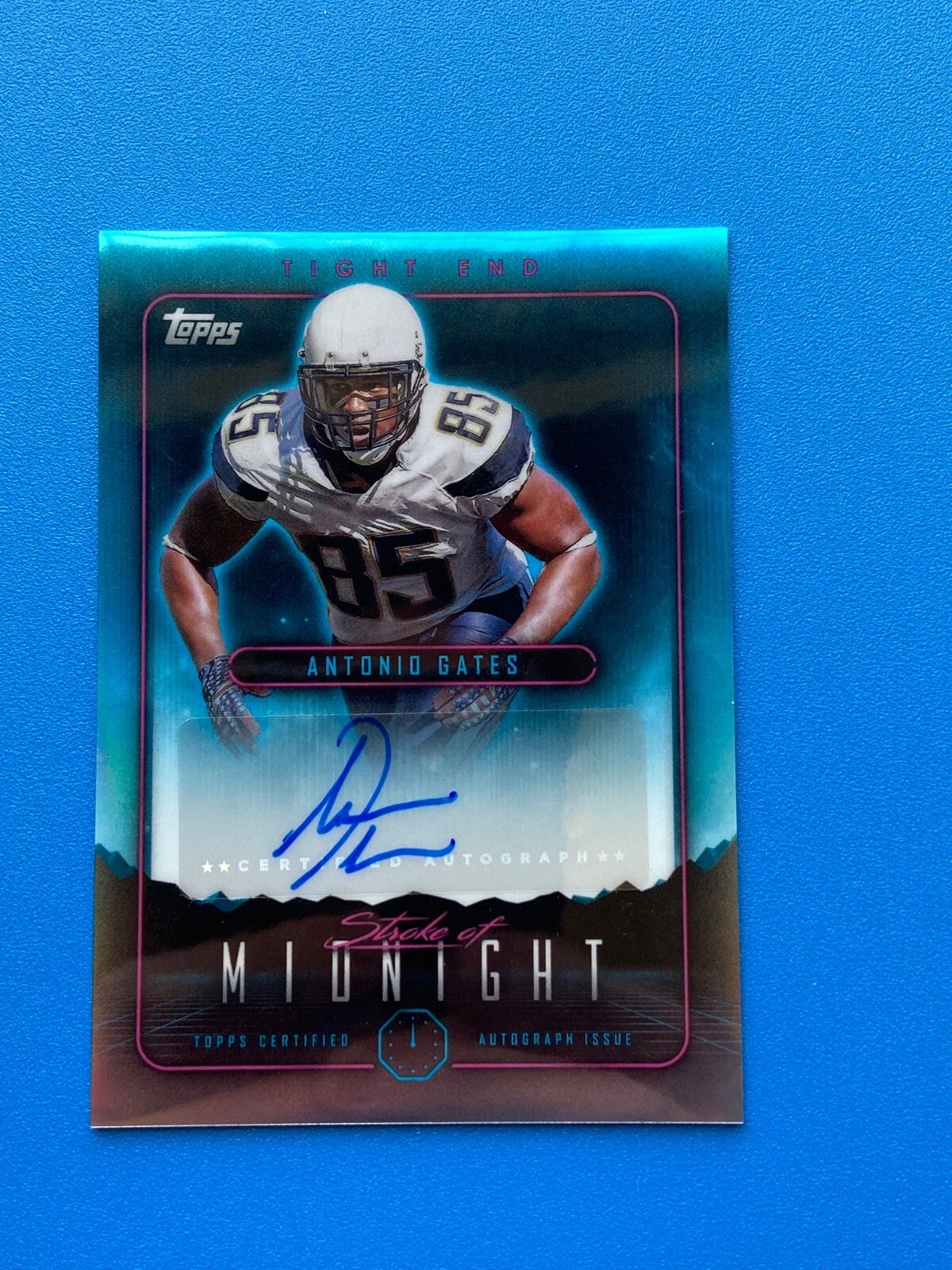 2024 Topps Midnight Antonio Gates Stroke of Midnight Auto SMA-AG