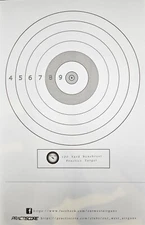100 Yard Benchrest Airgun Practice Target as seen at RMAC, EBR, NAC, PAC 