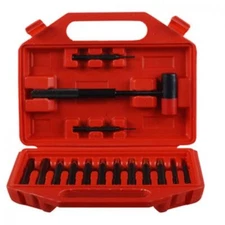 BRASS AND STEEL PUNCH SET - 15 PIECE DAC Technologies