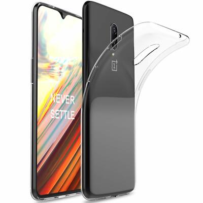 Clear Gel Case Covers Glass Screen Protectors For OnePlus 6T