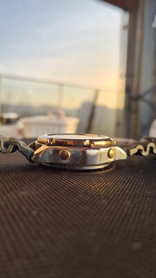 CASIO DEP-600 XL Module (970) 200M Vintage Diver Watch Temp