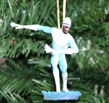 CUSTOM Frozone The Incredibles 2 Christmas Ornament Bob Friend Disney PVC NEW