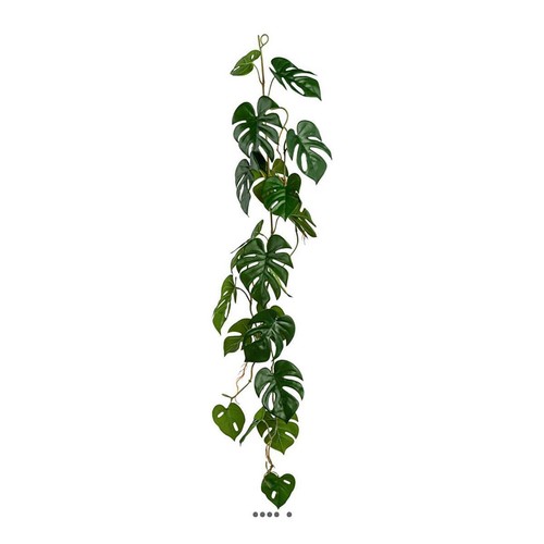 Guirlande de faux philodendron