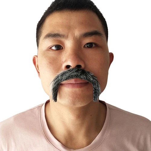 Pirate Party Mustache Fake Moustache Fake Beard Adult Halloween Party DecoratiZW - Picture 2 of 5