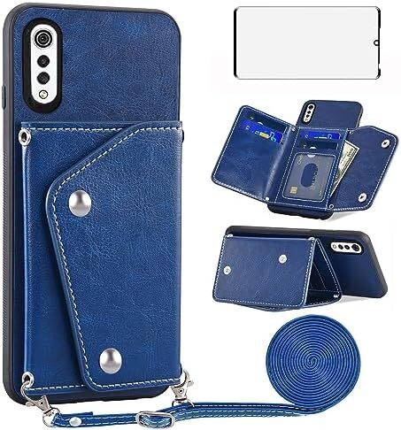 Shockproof Wallet Phone Case for LG Velvet 5G Verizon T-Mobile with Card Slots-image