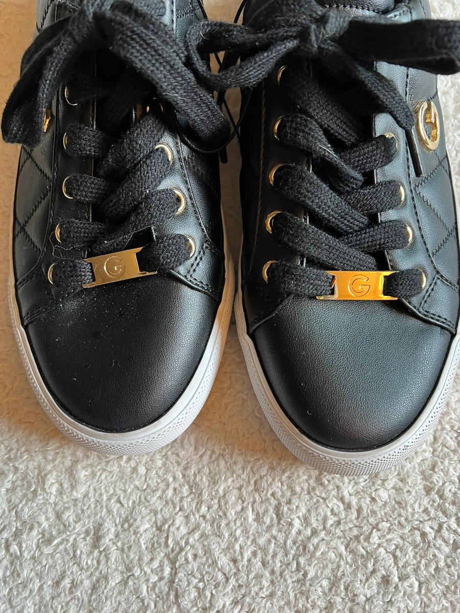 NEW GBG Los Angeles Guess Black Gold Accents Byrone Low Top Lace
