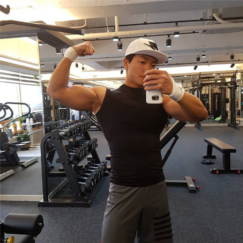 Gym Sleeveless Shirt Workout Tank Top Men Tight Clothing Fitness Vests Muscle - Picture 5 of 20