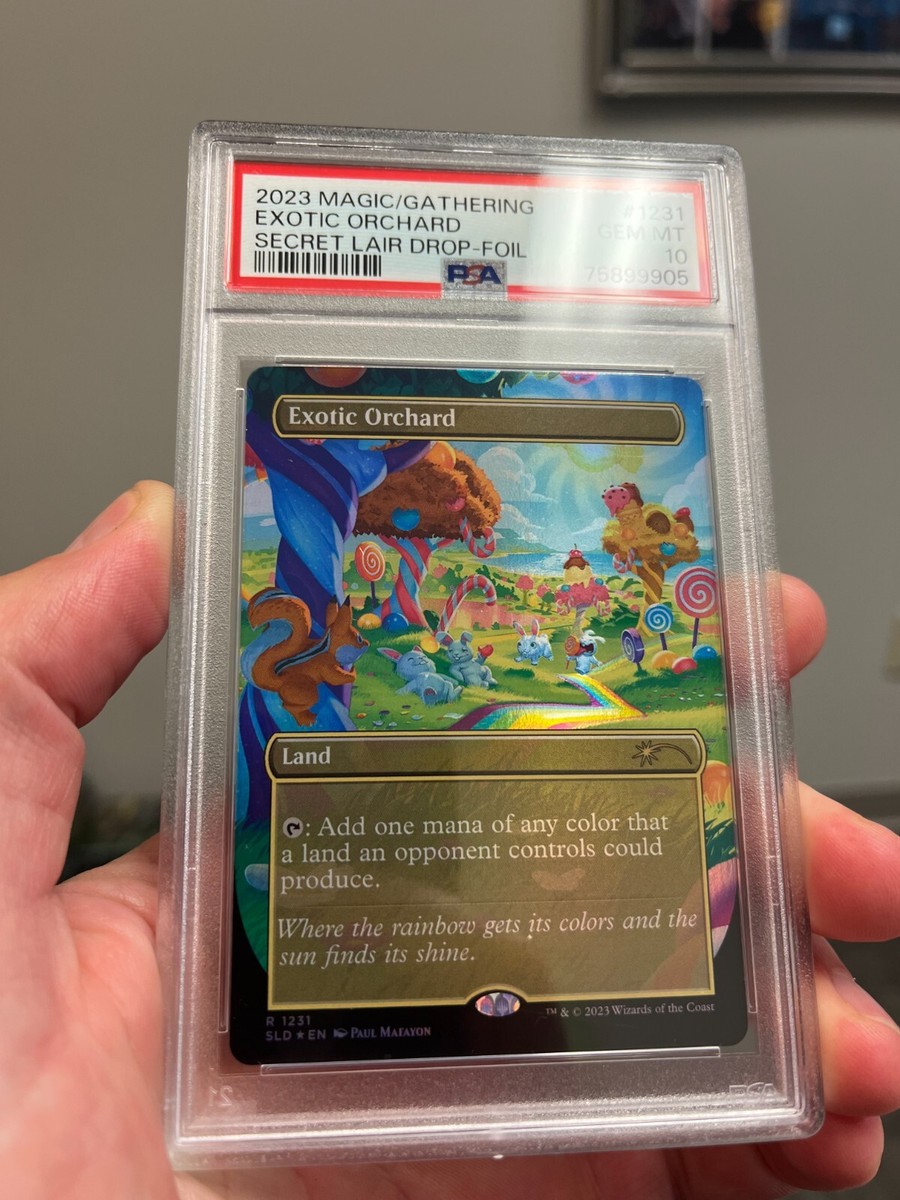 Exotic Orchard FOIL MTG Secret Lair Winter Superdrop English PSA