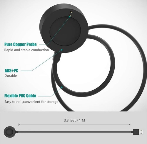 USB Ladekabel Für Fossil GEN 6/5/4 Smartwatch Diesel Skagen charger datacable - Photo 8 sur 21