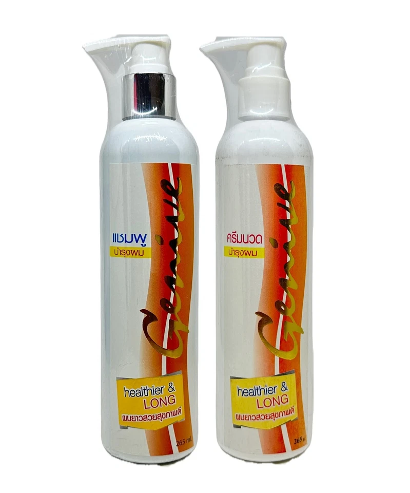 Champú y acondicionador GENIVE cabello largo crecimiento rápido 3 veces más rápido alargar y alargar Foto 3 de 4