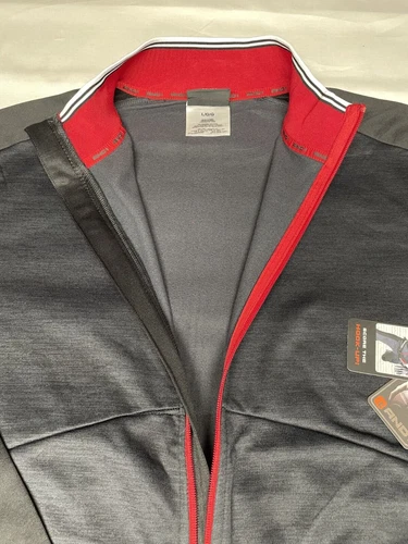 AND1 Men's Dribble Mock Neck  Full Zip Jacket with Pockets, Size: L image 3
