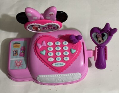 Minnie Mouse -Mini Boutique Cash Register TOY W/ Scanner  tested Sounds Good PO