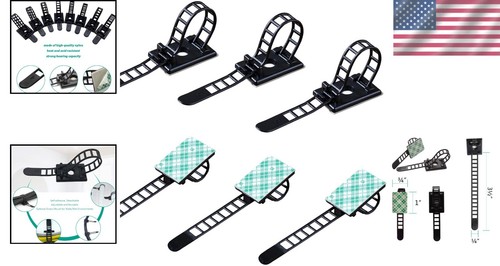 200 Count Nylon Zip Ties - Premium Cable Management Solution for Home & Office - Photo 2/9