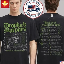 New Apparel Dropkick Murphys Summer Of Discontent Tour 2025 T-Shirt