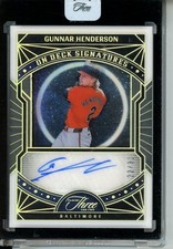 2024 Panini Three and Two #ODS-GH Gunnar Henderson On-Deck Signatures #/32