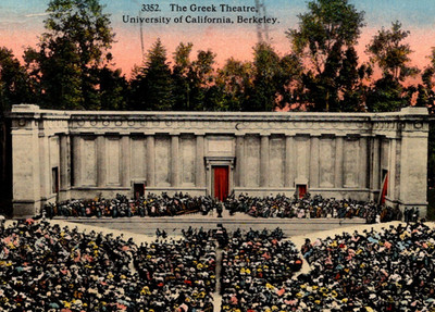Antique DB Postcard The Greek Theatre University Of California Berkeley CA c1916