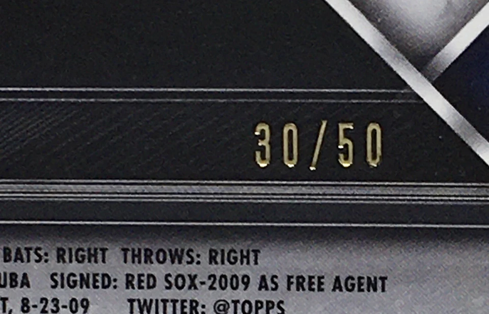 Xander Bogaerts 2021 Topps Chrome Black💥GOLD Refractor💥 ONLY /50 in Print!  - Image 2 of 4