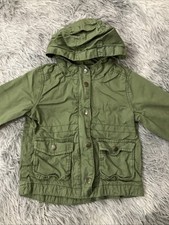 Old Navy Kids Green Hooded Ary Utility Jacket Size 2T