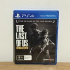 The Last Of Us Remastered Sony Playstation 4 PS4 Video Game PAL Complete