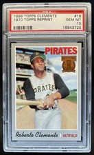 1998 Topps Roberto Clemente 1970 Reprint #16 Pirates PSA 10 GEM MINT