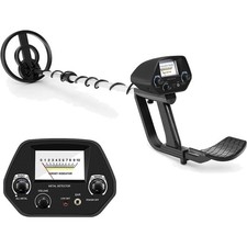 Beginner Waterproof Metal Detector with 8" Coil - Adjustable Length for Kids ...